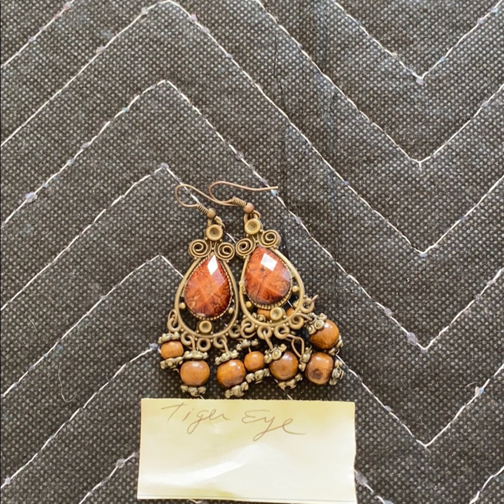 Tiger Eye earrings